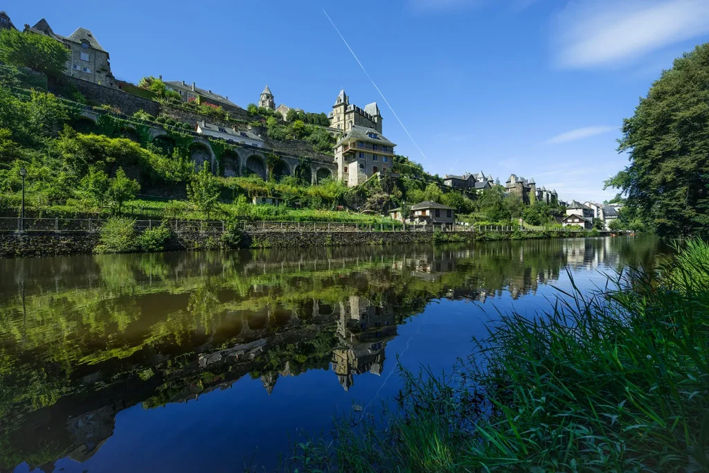 La Vézère en contrebas d'Uzerche