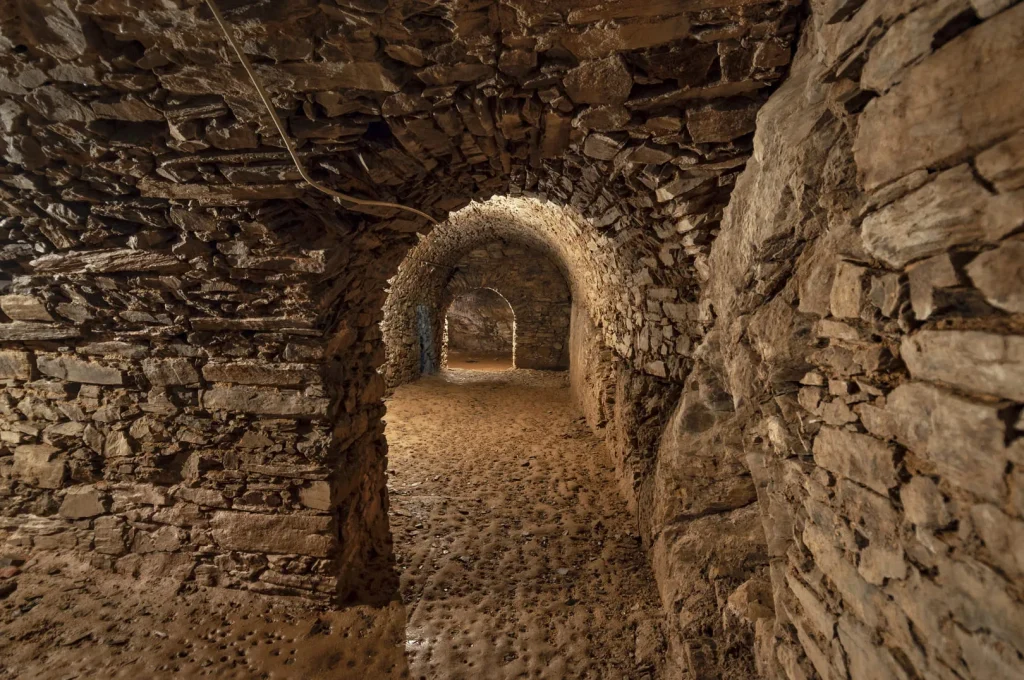 Cellars of Château de Comborn