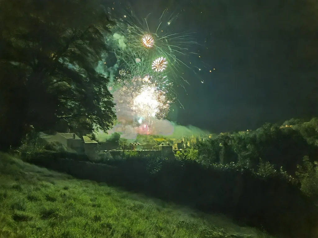 Fireworks in Uzerche