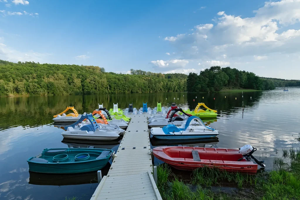 Pédalo lac des Bariousses - Treignac