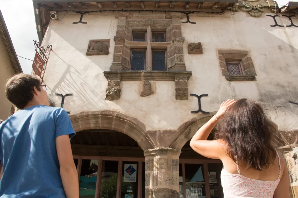 Façade de la Maison Renaissance à Lubersac