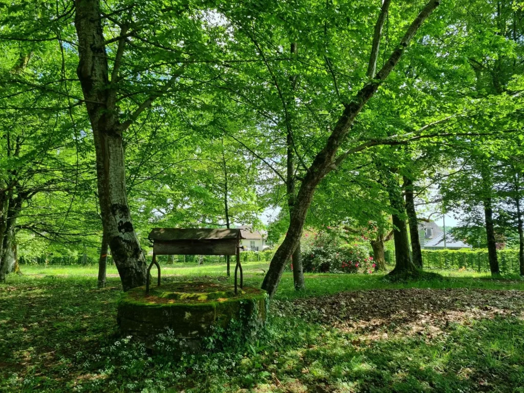 Park des Schlosses Verdier in Lubersac