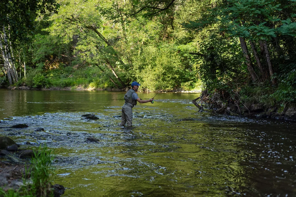 Pêcheur sur la Vézère