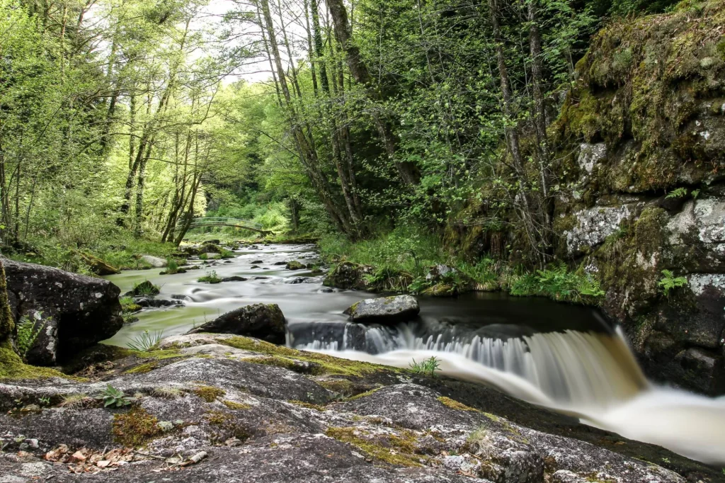 Le Saut du loup à proximité de Treignac