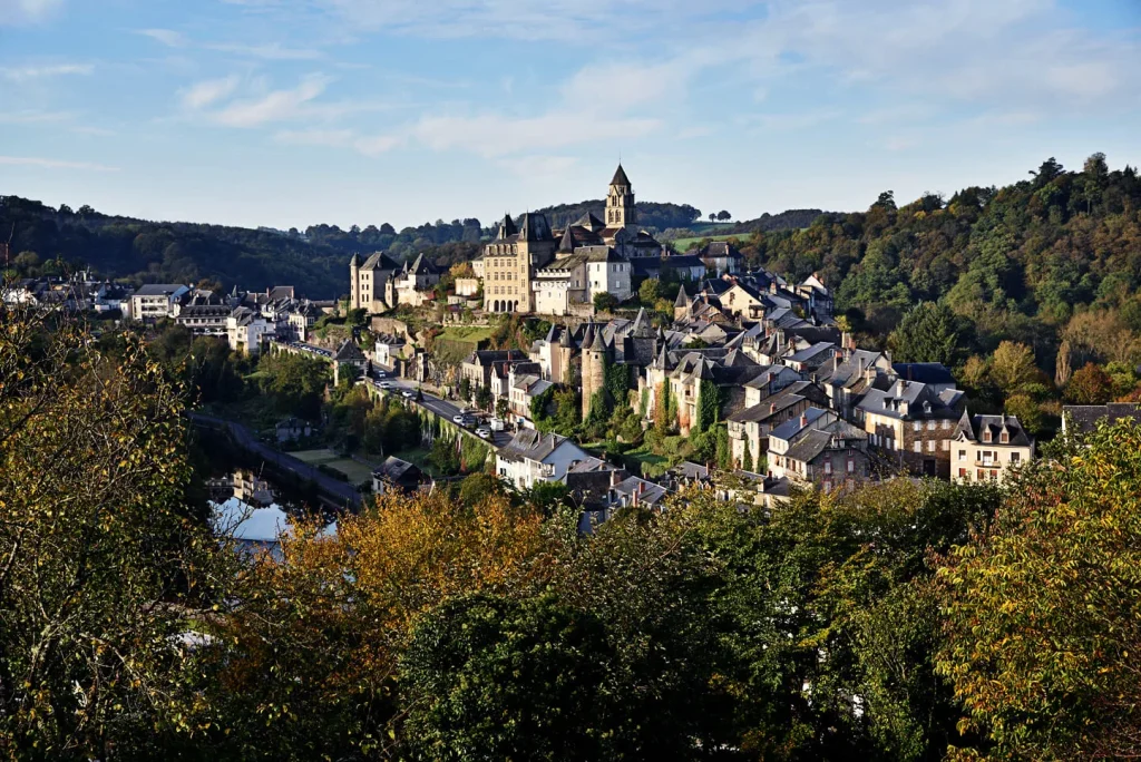 Vue panoramique d'Uzerche