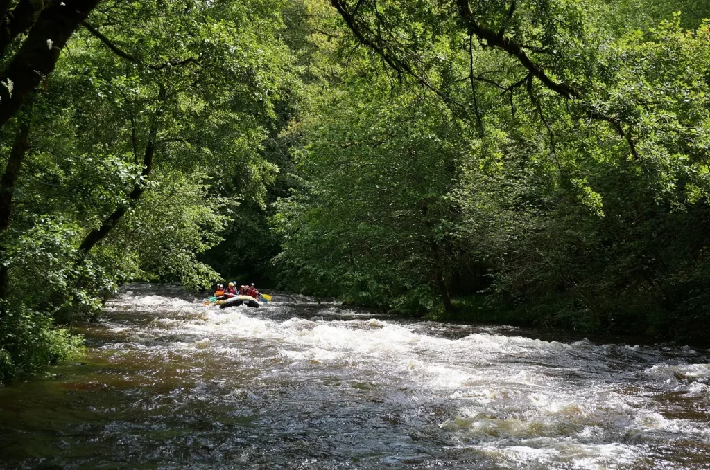 Raft sur la Vézère