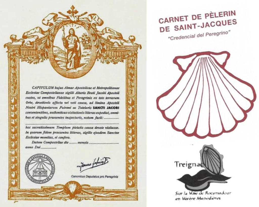Carnet de Pèlerin de Saint Jacques de Compostelle - Treignac - Corrèze