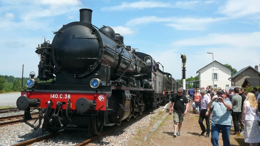 Train vapeur à Bugeat