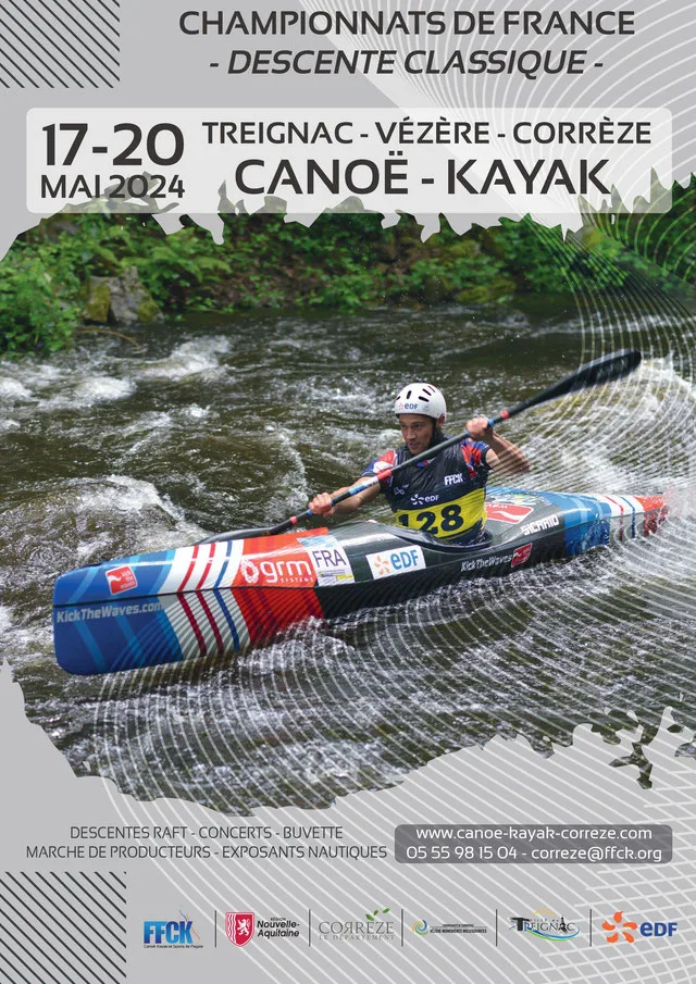 Championnat de France  Kayak Treignac 2024