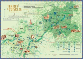Carte des Terres de Corrèze